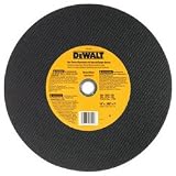 DeWalt DW8002 14 x 3 32 x 7 64 x 1 Bar Cutter Chop Saw Wheel, Heavy Metal (10-Pcs.)