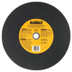 DeWalt DW8002 14 x 3/32 x 7/64 x 1 Bar Cutter Chop Saw Wheel, Heavy Metal (10-Pcs.)