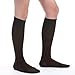 Fytto 1067 Ribbed Compression Socks for Professionals 15-20 mmHg - Graduated Medical Support for Flight, Travel, DVT and Edema - Medium, Brown