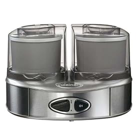 Cuisinart - ICE40BCE - Machine � Glace Duo + 2 Bols Accumulateurs de Froid