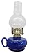 Glo Brite Lite Hearted Glass Oil Lamp