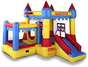Childrens Fun Outdoor Bouncy Castle - Avyna 5 in 1 Inflatable Bouncer With Slide and Ball Pit by Avyna
