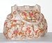 Ceramic Handbag Cookie Jar & Storage Container in Beige Floral