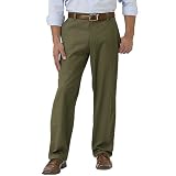 Cherokee® Ultimate Comfort Waist Flat-Front Khakis - Brown
