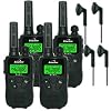 10km Binatone Action 1000 Long Range Two Way Radio - Quad + 4 x Comtech CT-10VX Headsets