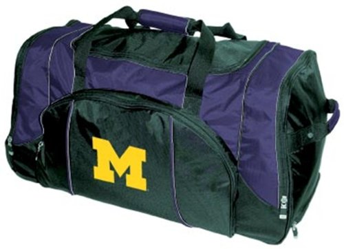 University of Michigan Wolverines Rolling Duffel Bag