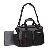 Eddie Bauer Belmont Duffle - Black/Gray/Red