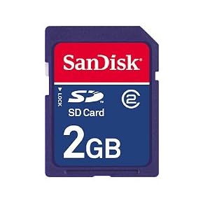 SanDisk 2 GB Class 2 SD Flash Memory Card SDSDB-2048-A11