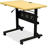 BALT 89870 Flipper Training Table, Rectangular, 36w x 24d x 29-1/2h, Teak
