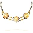 Fleurs Jolies Vintage Inspired Necklace in Cream and Champagne - #3894 FJN
