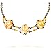 Fleurs Jolies Vintage Inspired Necklace in Cream and Champagne - #3894 FJN