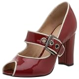 Boutique 9 Women's Darra Peep Toe Mary Jane,Dk Red/Nat Patent,10.5 M