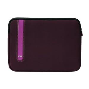 Portable Comfort Neoprene Sleeve with Additional Pocket (Maroon) to Protect the Apple MacBook Air 13.3-inch Laptop