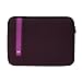 Neoprene Zip Skin Comfort Sleeve with Additional Pocket (Maroon) to Protect the Acer Aspire AO532h-2806 10.1-Inch Netbook (Amethyst Purple)