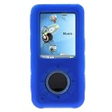 Durable & flexible Soft Silicone Skin Case - Blue For SanDisk Sansa e200, e250, e260, e270, e280, e200R, e250R, e260R, e270R, e280R