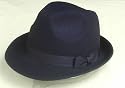 Michael Jackson Black Felt Trilby Hat - Size 56cm