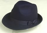 Michael Jackson Black Felt Trilby Hat - Size 56cm