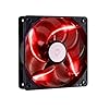 Cooler Master SickleFlow 120 - Sleeve Bearing 120mm Red LED Silent Fan for Computer Cases, CPU Coolers, and Radiators