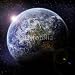 Wallmonkeys Peel and Stick Wall Decals - Planet Earth Halo - Univers Exploration - Removable Graphic