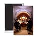 The Met, 1994 (oil on panel) by Max Ferguson - 3x2 inch Fridge Magnet - large magnetic button - Magnet