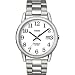 Timex Men's T2N169 EZ Reader Silver-Tone Case and Bracelet White Dial Watch