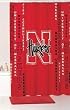 Nebraska Cornhuskers Bathroom Shower Curtain NCAA College Athletics