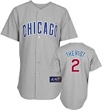 Men`s Chicago Cubs #2 Ryan Theriot Road Replica Jersey - XL