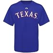 Texas Rangers Official Wordmark Short Sleeve T-Shirt