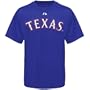 Texas Rangers Official Wordmark Short Sleeve T-Shirt (Small)