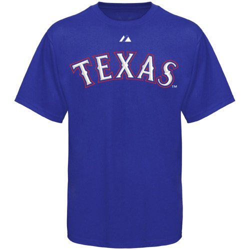 Texas Rangers Official Wordmark Short Sleeve T-Shirt