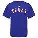 Texas Rangers Official Wordmark Short Sleeve T-Shirt
