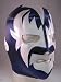KISS Adult Lucha Libre Wrestling Mask (pro-fit) Costume Wear - Blue/White