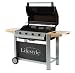 Aurora 4 Burner Hooded BBQ- Sleek traditionally designed feature packed hooded BBQ to include integral piezo ignition, porcelain enamelled cooking grill & griddle. Easy clean food prep area.