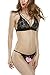 Avidlove Women Sexy Lingerie Set Deep V Bra Full Lace Thin Bralette and panty