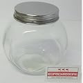 Bonbonglas Vorratsglas mit Schraubverschluss Edelstahlverschluss 1 St�ck Rund