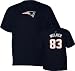 Wes Welker Reebok Name and Number New England Patriots T-Shirt - X-Large
