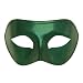 Green Venetian Masquerade Mask with Green Glitter ~ Mardi Gras Masks