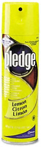 Pledge Furniture Products - Pledge Furniture - Furniture Polish, Lemon, 17.7 oz. Aerosol - Sold As 1 Each - Brings back the beauty. - Shines, polishes and dusts wood furniture, cabinets, paneling, vinyl and leather in one step. - Anti-dustTM formula. - Pleasant scent. -