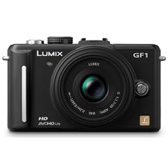 Panasonic Lumix DMC-GF1EG-K Systemkamera (12 Megapixel, 7,6 cm Display, HD-Video, LiveView, Bildstabilisator) inkl. 14-45 mm Objektiv mattschwarz