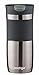 Contigo Snapseal Vacum Insulated Stainless Steel Travel Mug, 16-Ounce, Gun Metal/Monaco, 2-Pack