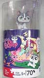 Littlest Pet Shop Puzzle and Husky FigureIMAGE