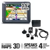 Garmin Nuvi 255 GPS (RB) and Travel Pack Bundle
