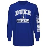 Duke Blue Devils Youth Proud Fan Long Sleeve T-Shirt - Royal Blue (X-Large)