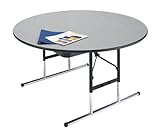 Adjustable Height Round Folding Table 42