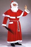 Weihnachtsmann Stoffmantel rot Erwachsene Weihnachten