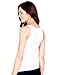 Bride Rhinestone Longer Length Tank (Medium, White)