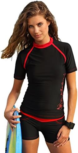 Padilla Women's Two Piece Rash Guard XXL Black