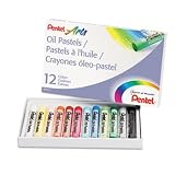 PENTEL OIL PASTELS 12 CT