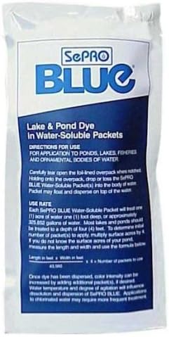 SePRO Blue Lake & Pond Dye in water soluble packets