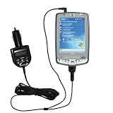 41s44VozpwL. SL160  2nd Generation Audio FM Transmitter plus integrated Car Charger for the HP iPAQ hx2495 / hx 2495 with Gomadic TipExchange Technology Reviews